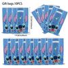 Lilo Stitch Kids Birthday Party Favors Gifts Slap Bracelets Stamps Reusable Straws Keychains Gift Bag Pinata Filler Baby Shower
