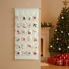 Christmas Advent Calendar 24 Pockets Customizable Canvas Wall Hanging Organizer Festive Decor With Personalized Touch Reusable