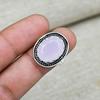 Pink Chalcedony Gemstone 925  Solid Sterling Silver  Beautiful  Ring Gift for Women