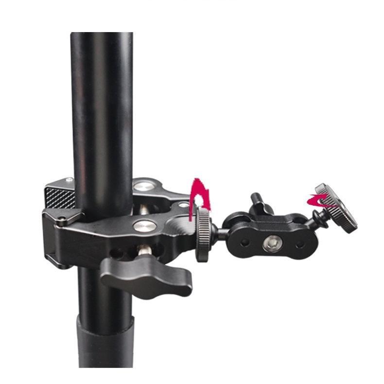 Outdoor Photography & Videography DSLR Camera Mount: Crab Claw Clip