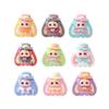 9Pcs Baby Three Flocked Cartoon Gentleman Mini Bean Dolls Cute 4Cm Desktop Ornaments Bag Accessories For Kids  Toys