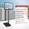Verstellbarer tragbarer Basketballkorb