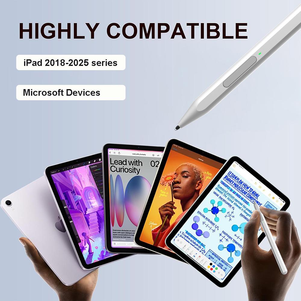Smart Precision Stylus Pen Long Working Time Capacitive Pencil Pro for iPad Pro Microsoft Surface Pro Tablet