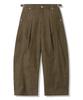 TRILLION Adjust Pigment Curved Cotton Pants_Khaki Brown