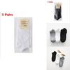 Comfortable Men's Summer Cotton Black Invisible Boat Socks Breathable Thin White Ins