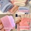 Children's Gloves Cartoon Cute Stars Autumn and Winter Velvet Thickened Warm Windproof Five-finger Boys and Girls Color Matching Gloves