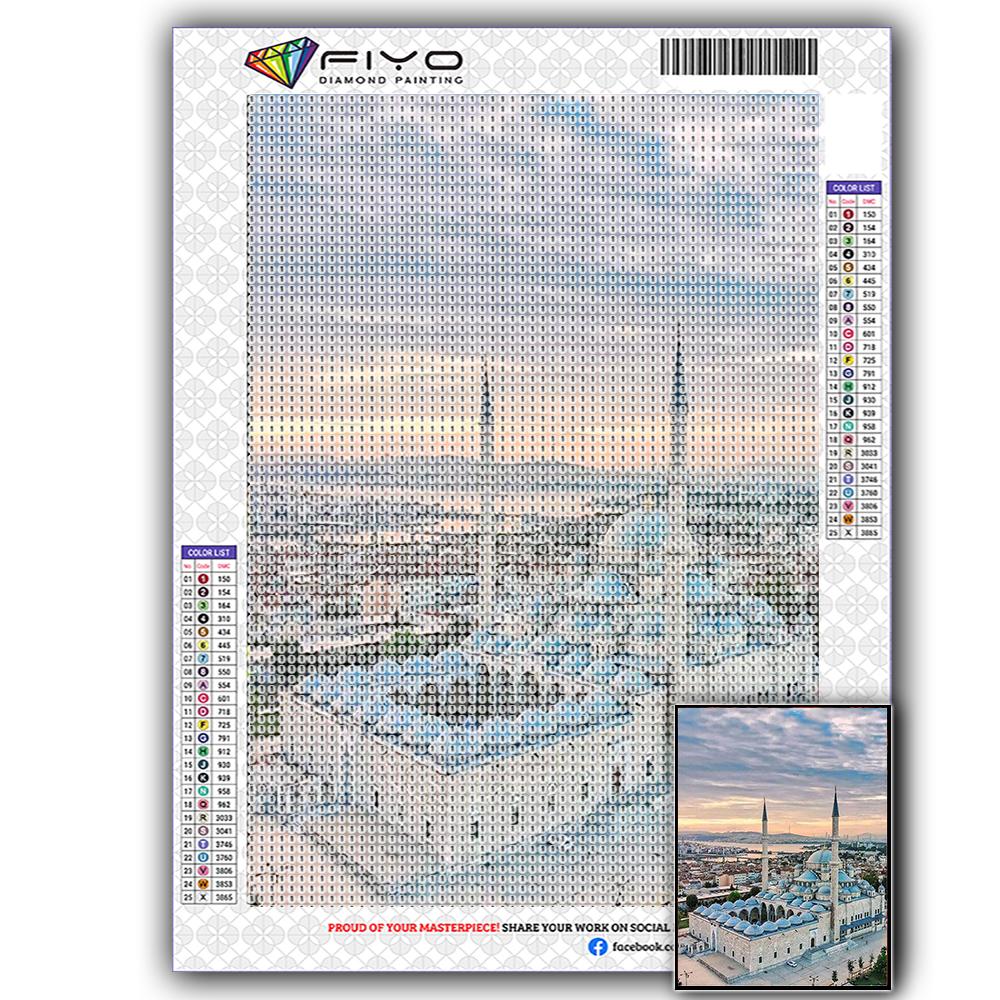 

5D DIY комплект алмазной живописи пейзаж фейерверк картины стразами Алмазная вышивка Эйфелева башня мозаика домашний декор Full Round 30X40CM