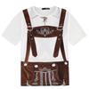 Oktoberfest Birra Bavarese T-Shirt Stampata 3D Germania Lederhosen Grafica T-Shirt Uomo Casual Streetwear Magliette Oversize Top