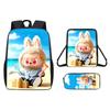Cartoon Anime Shoulder Bag Pencil Case School Backpack For Children