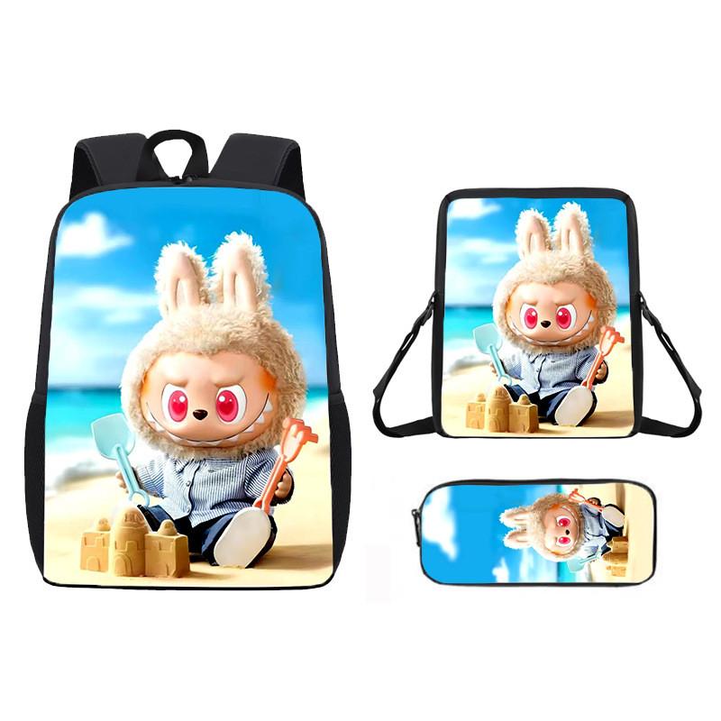 Anime Shoulder Cartoon Bag Pencil Case School Backpack For Children