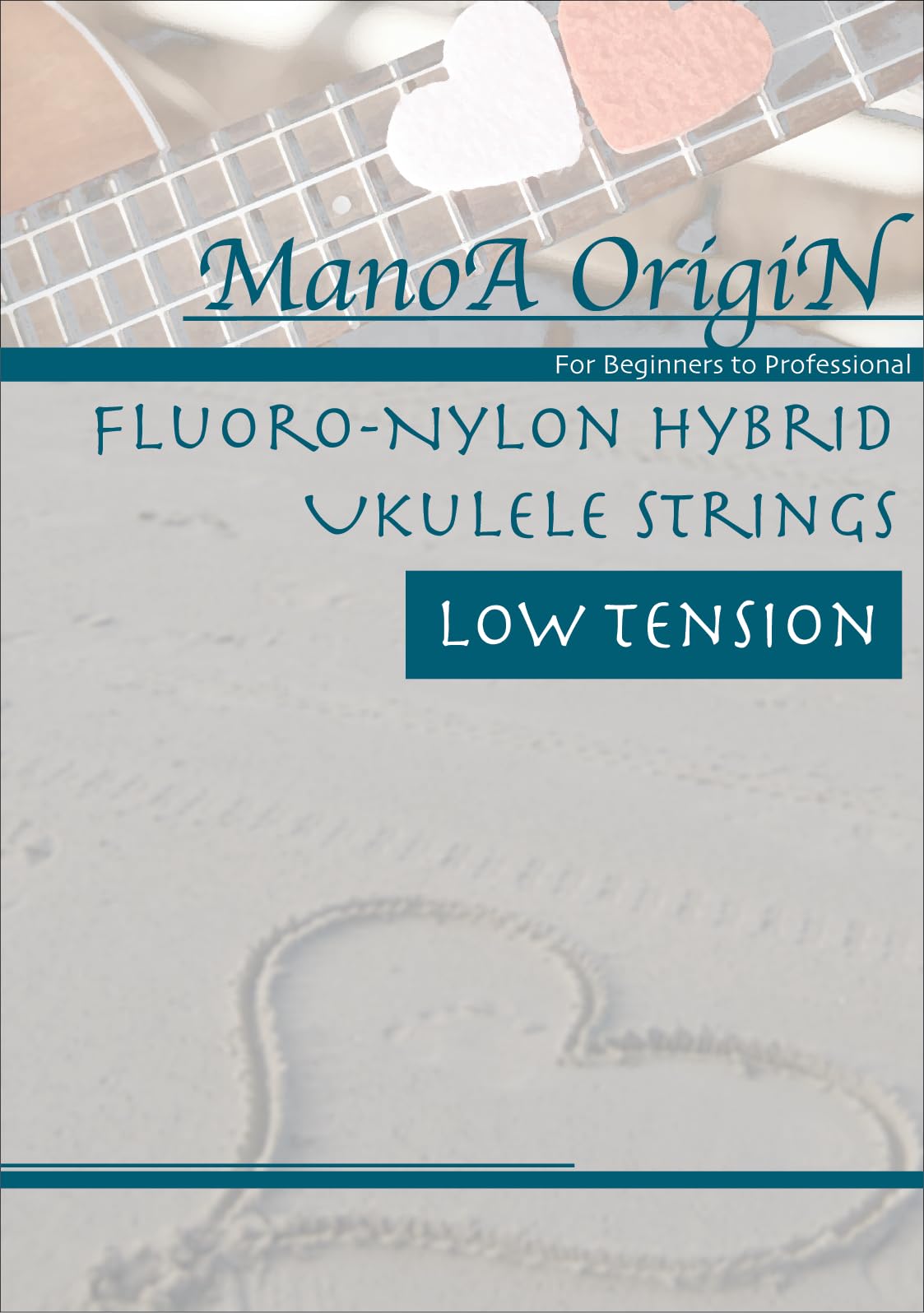 

Гибридные струны для укулеле Manoa Origin из флюорокарбона и нейлона, низкое натяжение, 1 комплект для тенорового укулеле (ЕХА-ФНЛ)