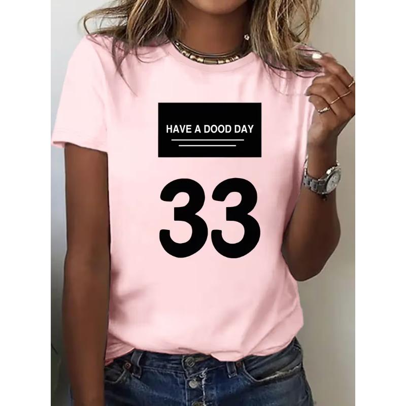 Ladies Casual Short Sleeve T-Shirt
