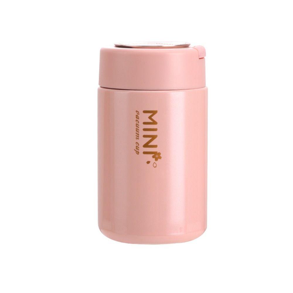 Flower Portable Vacuum Flask Stainless Steel Thermal Water Bottle Mini Thermos Cup Porridge Soup