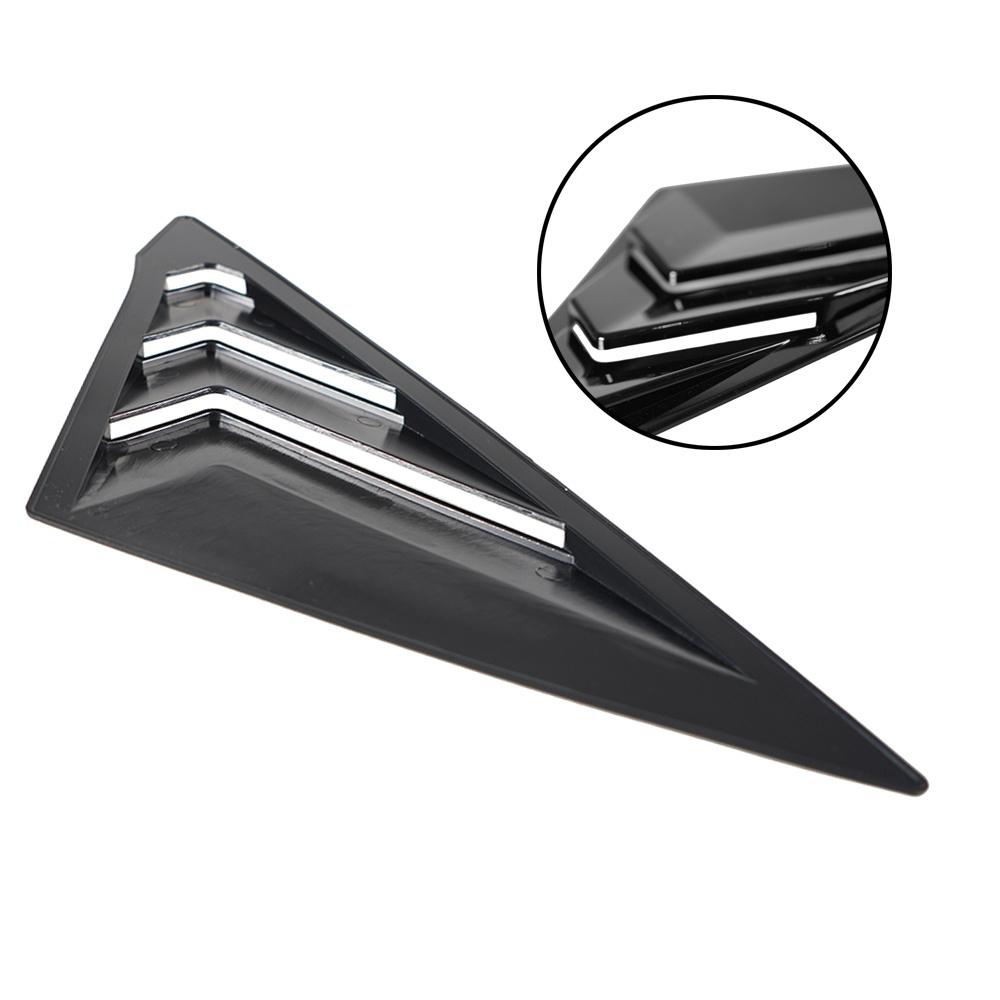Glossy Black Side Vent Window Scoop Louver Cover Trim For Honda Civic 11th 2022
