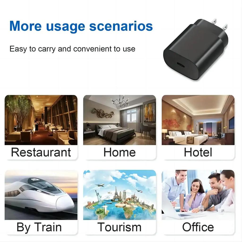 PD 25W Schnelllade-Ladegerät mit 1M/3FT Typ-C-Kabelset für Samsung-Handy IPhone15 - 2er-Pack