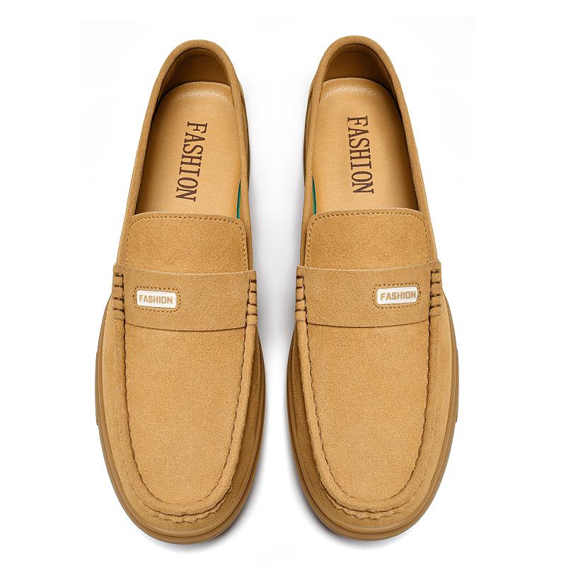 Übergröße 48 49 50 Herrenmode Wildleder Leder Slip-On Loafer Fahrermokassins Weiche Sohle Freizeit Ballerinas Dropshipping