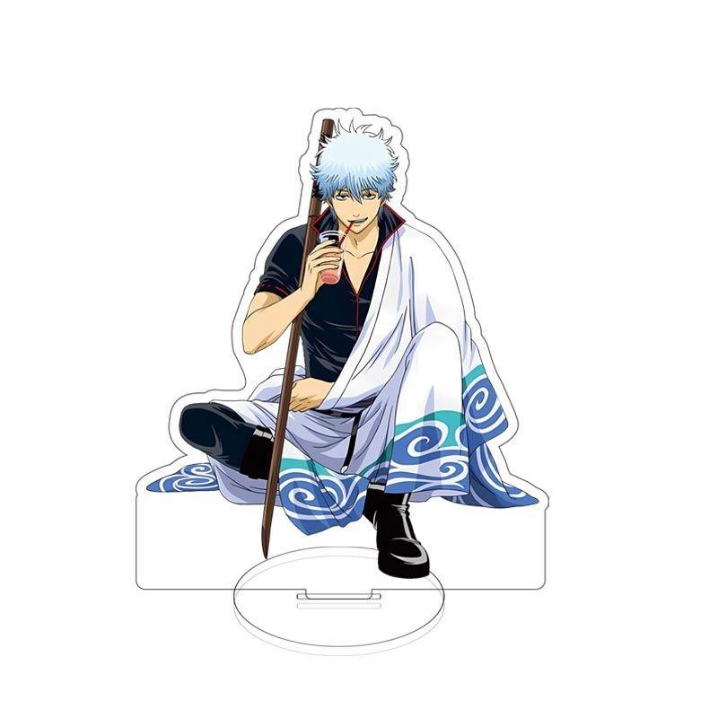 Silver Soul. Animation Standing Brand, Sakata Yinshi, Shimura Shinhachi, Kagura, Acrylic Standing Brand, Creative Ornament