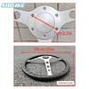 15inch JDM Classic PU Steering Wheel Universal Car Racing Sports Tuning Steering Wheel