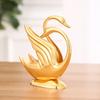 Rustproof Golden Swan Napkin Holder Handmade Vertical Napkin Rack European Tissue Stand  Home
