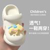 Children's Closed-toe Clogs, Summer Cartoon Cute Outdoor Non-slip Soft-soled Sandals for Boys and Girls, Baby Beach Slippers