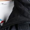 Zimowy wiatroszczelny wodoodporny motocykl ocieplacz na szyję polarowa podszewka zapięcie na zamek ocieplacz na ramiona kolarstwo na świeżym powietrzu ciepły szalik