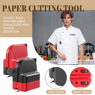 Wrapping Paper Cutter With Wheels Straight Line Gift Wrap Cutter For Birthday And Christmas, Fits Various Rolls And Papers