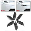 6Pcs Universal ABS Plastic Car Air Flow Vent Hoods for Most Cars Carbon Fiber Side Sticker Exterior Accessories
