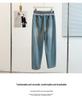 High Waist Plus Size Ripped Lace Patchwork Denim Harem Pants