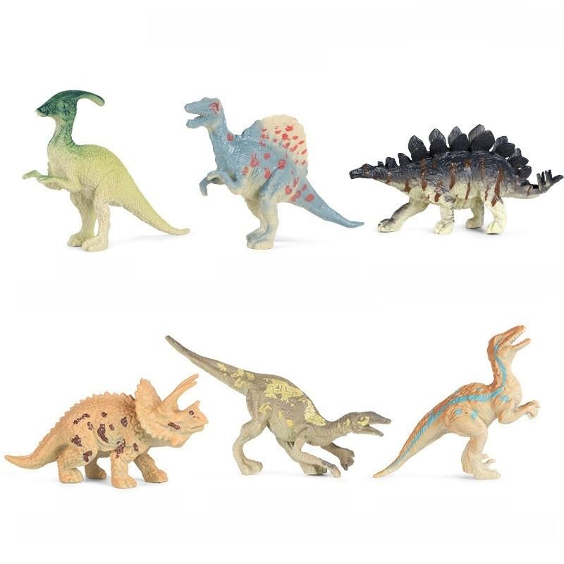 

Mini Dinosaur Model Toy Set With Plastic Material For Kids And Collectors Set A