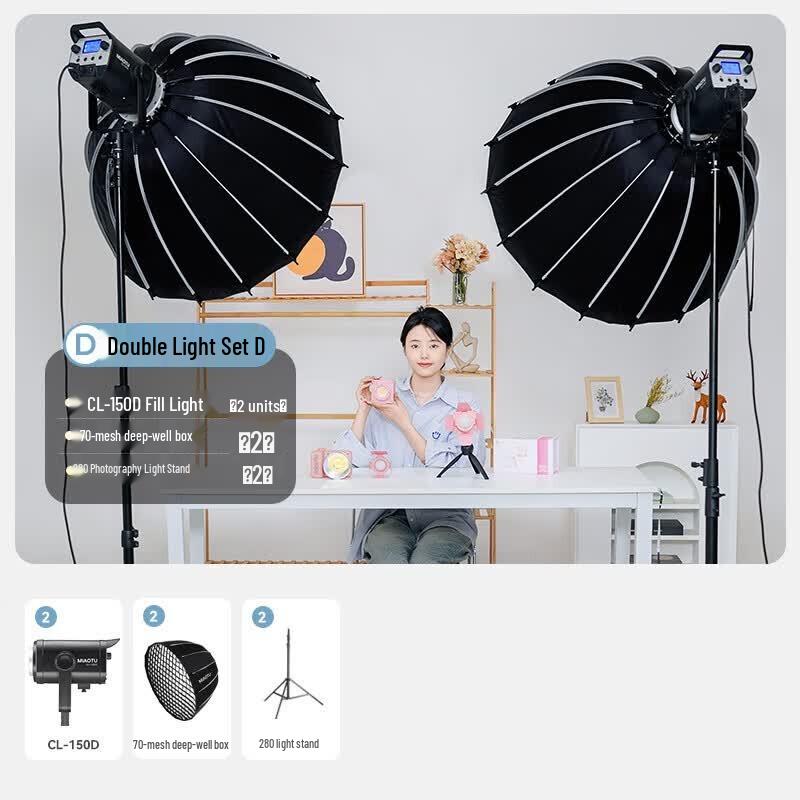 Miaotu CL150D Dual LED Photography Fill Light Kit