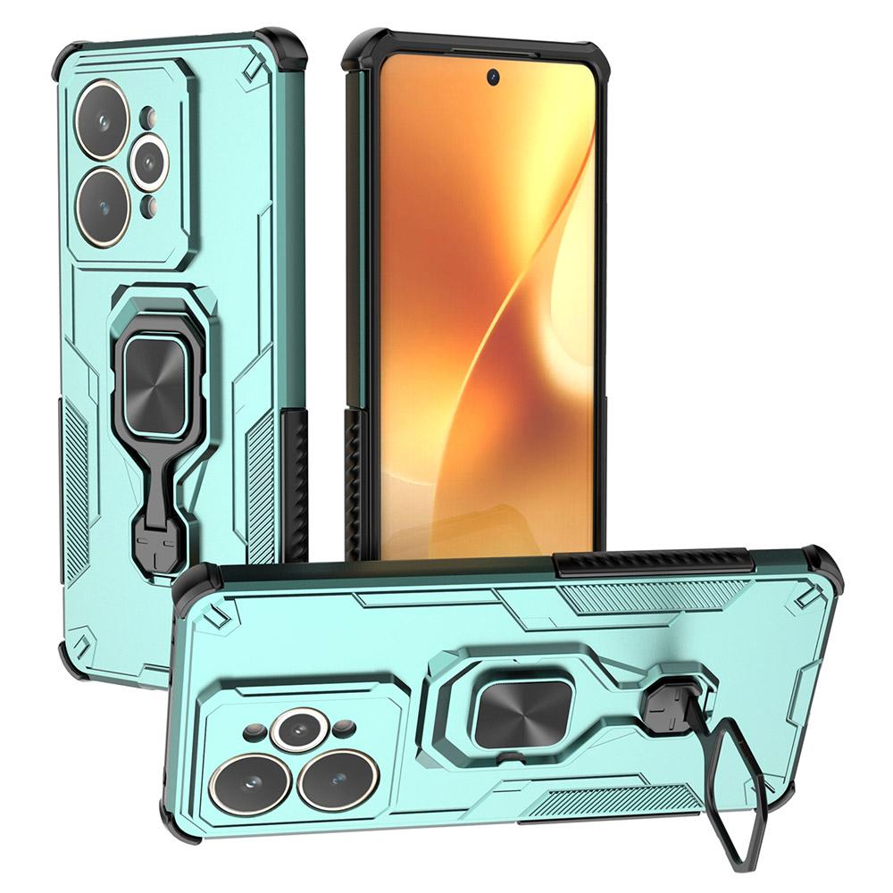 For Realme 15 5G Case Rotatable Ring Kickstand PC+TPU Shockproof Phone Cover