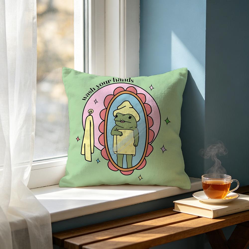 Abstract Frog Cushion Cover Cushion Cover Set Pcs x x x Pillowcase Decorative Sofa Home Decor
