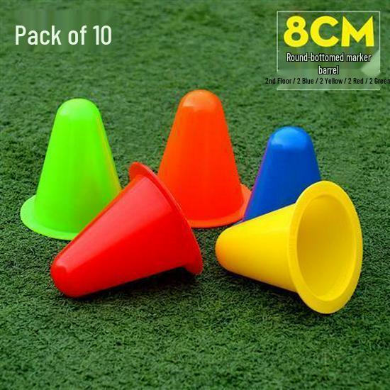 Football Training Cones: 18cm Markers, 50cm Obstacle Cones, Road Cones, Ice Cream Shaped Cones