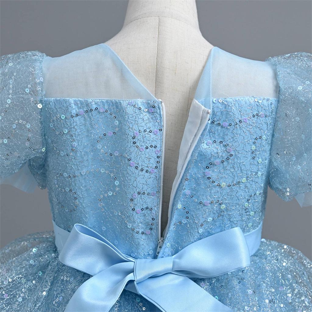 Children's Dresses, Stylish Princess Dresses, Sequined Skirts, Performance Costumes For Middle And Older Childrengirls Skirts
