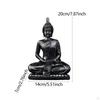 Siedzący Budda Statua Rzeźba Dekoracyjna Religijna Medytacja Ozdoba Stołowa Żywica