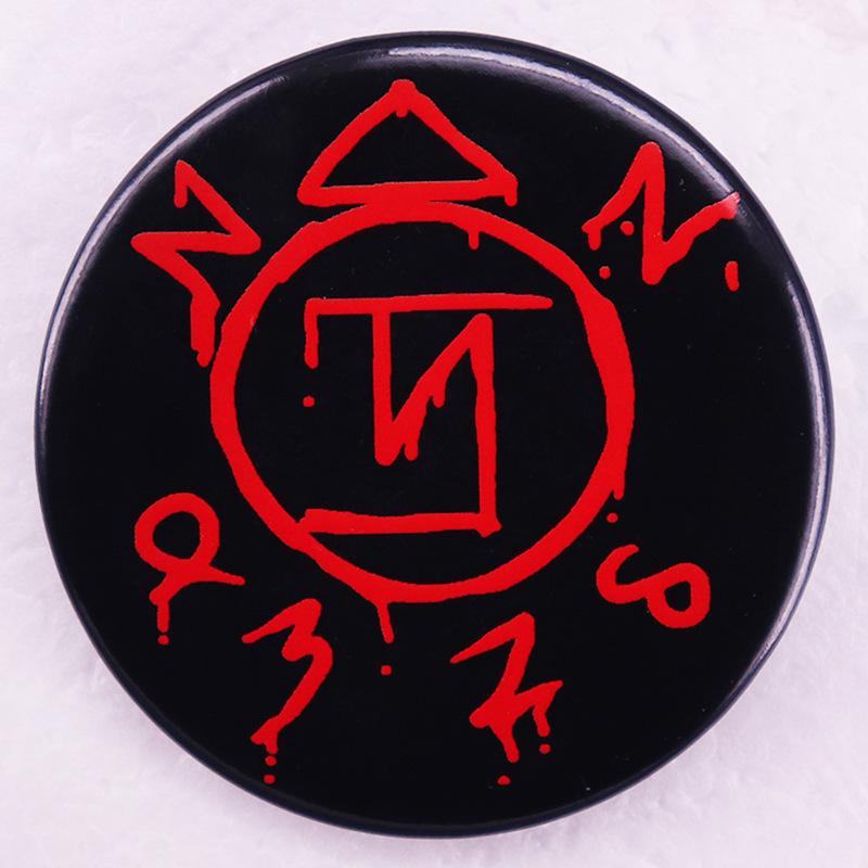 Supernatural Angel Banishing Symbol Tin Badge Brooch