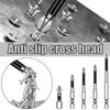 Upgraded Non-slip PH2 Impact Driver Bit Set With Magnetic Phillips Screwdriver Tool Impact Resistance WaterProof Bits 5pcs