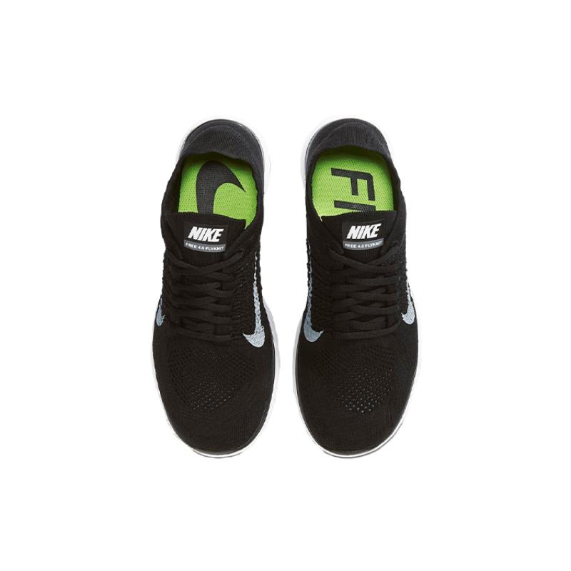 Nike Free 4.0 Flyknit 'Black White Grey' Sneakers 631053-001