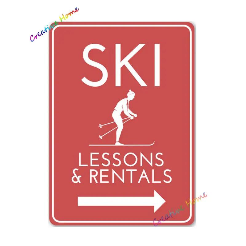 Essen Schlafen Skifahren Metallschild Skifahren Blechschild Wanddeko für Sport Hütte Lodge Berg Skifahren Deko Perfektes Dekoschild 8x12inch