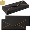 10Pcs Luxury Foil Sealed Envelope - Self-Sealing Wedding Invitations, Thank-You Notes, Corporate Events & Birthday Invitations