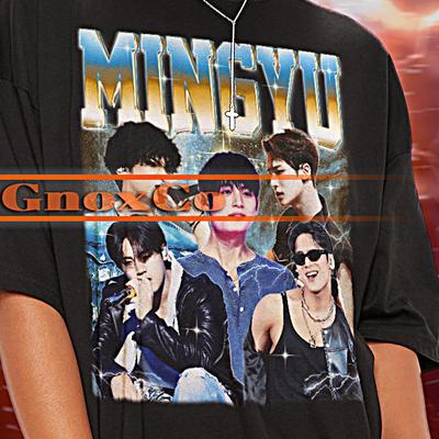 MINGYU Shirt, Mingyu Vintage Tshirt, Mingyu Seventeen Fan Tees, Mingyu Retro Sweater, Mingyu Merch Gift, Mingyu Korean Singer Clothing #saf