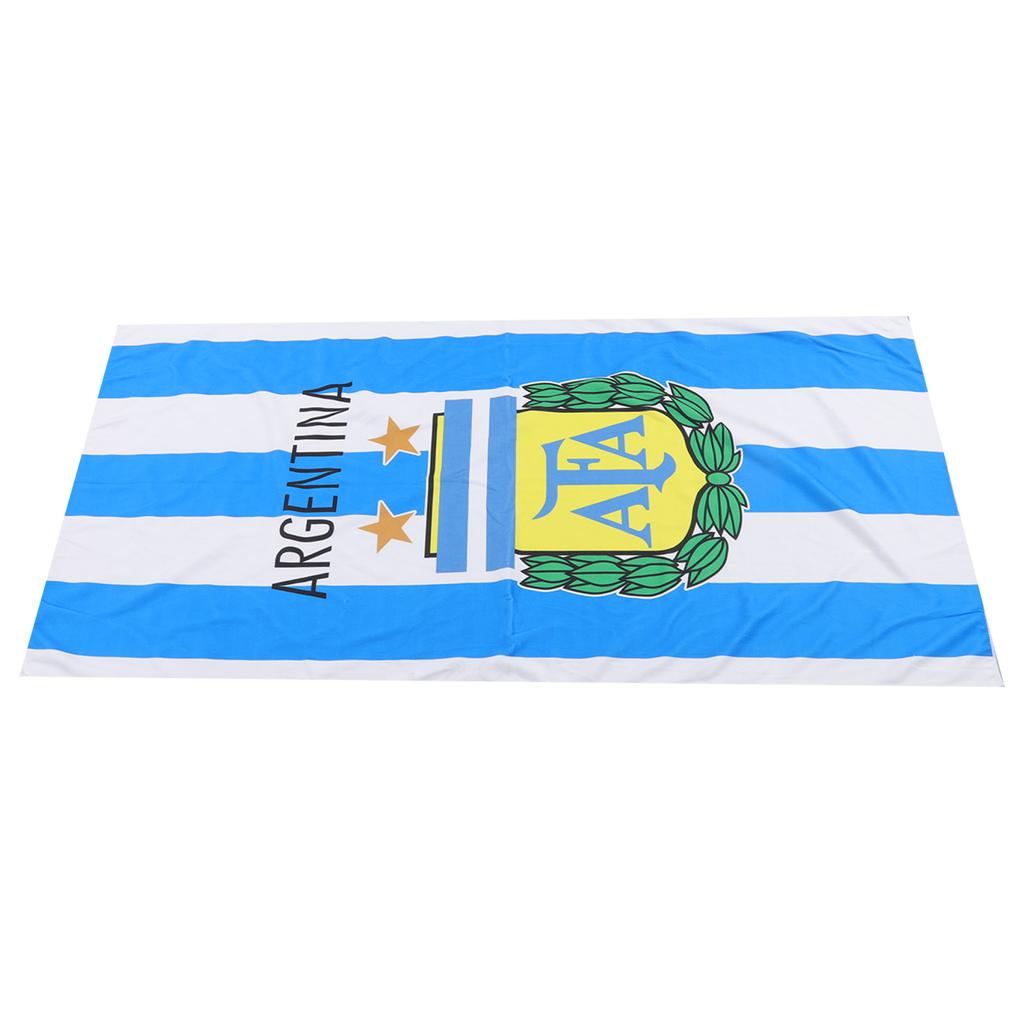 2022 Bath Towel National Team Sign Country Flag Beach Towel 140x72cm for Gifts Fans