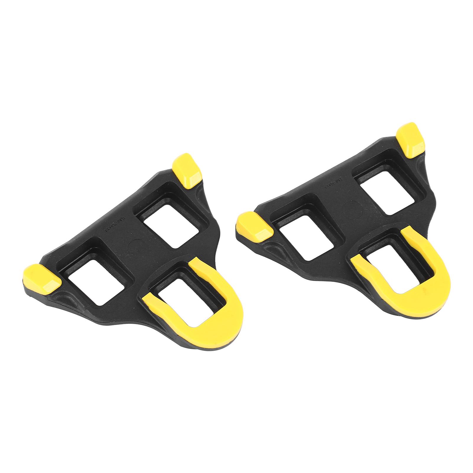 

Cleat Set Road Bike Cleats SPD Locking Cycling Pedals Cleat 6 Degree Float Bicycle Cleats 3 Hole Cleat Design