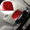 Kohlefaser Für MINI Cooper F55 F56 Countryman F60 Auto Leselampen-Panel Dekorationsaufkleber Abdeckung Auto Innenraumverkleidung Aufkleber