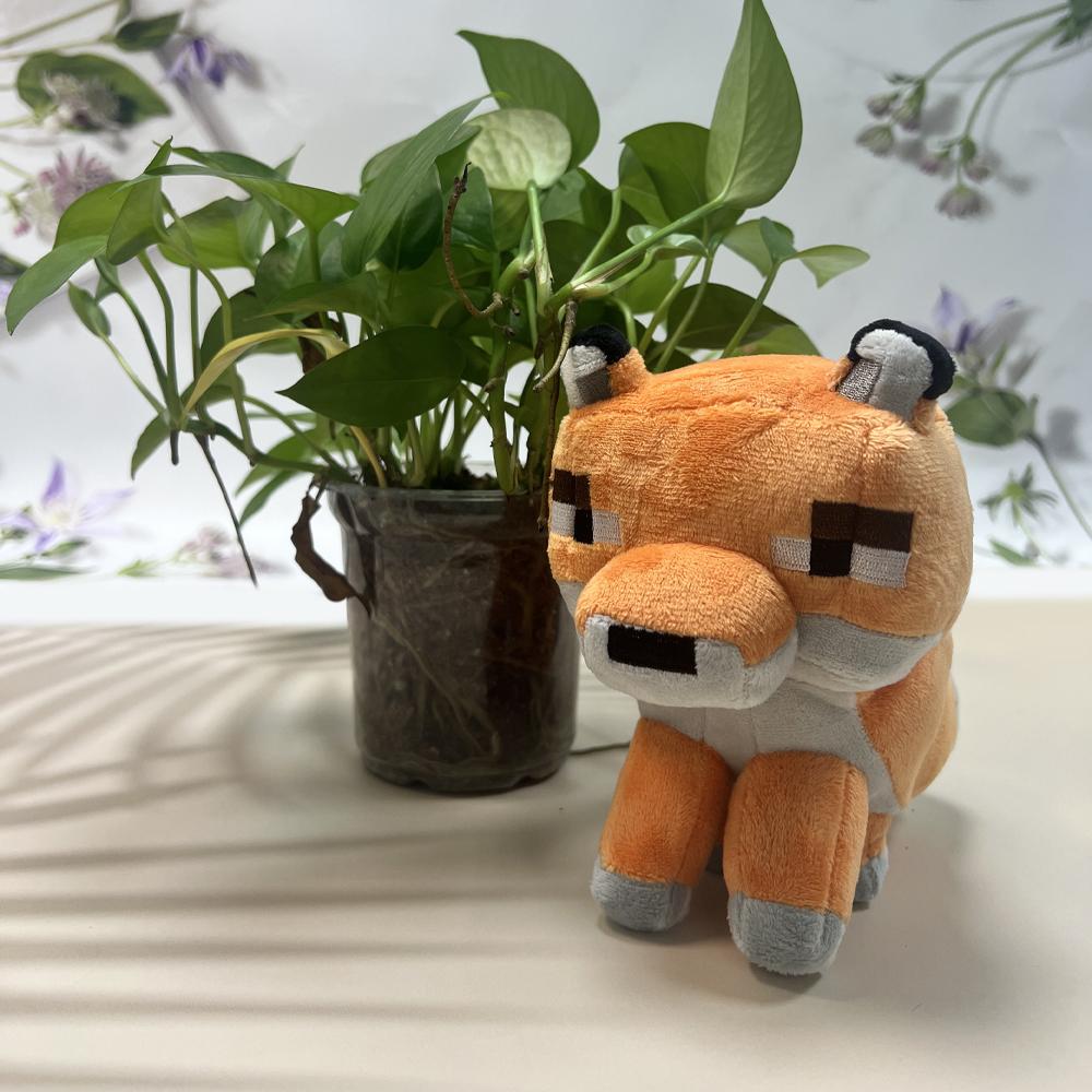 Cute Fox Plush Toy Soft Stuffed Toy Baby Companion Doll Ideal Gift for Children's Christmas and Birthdays
