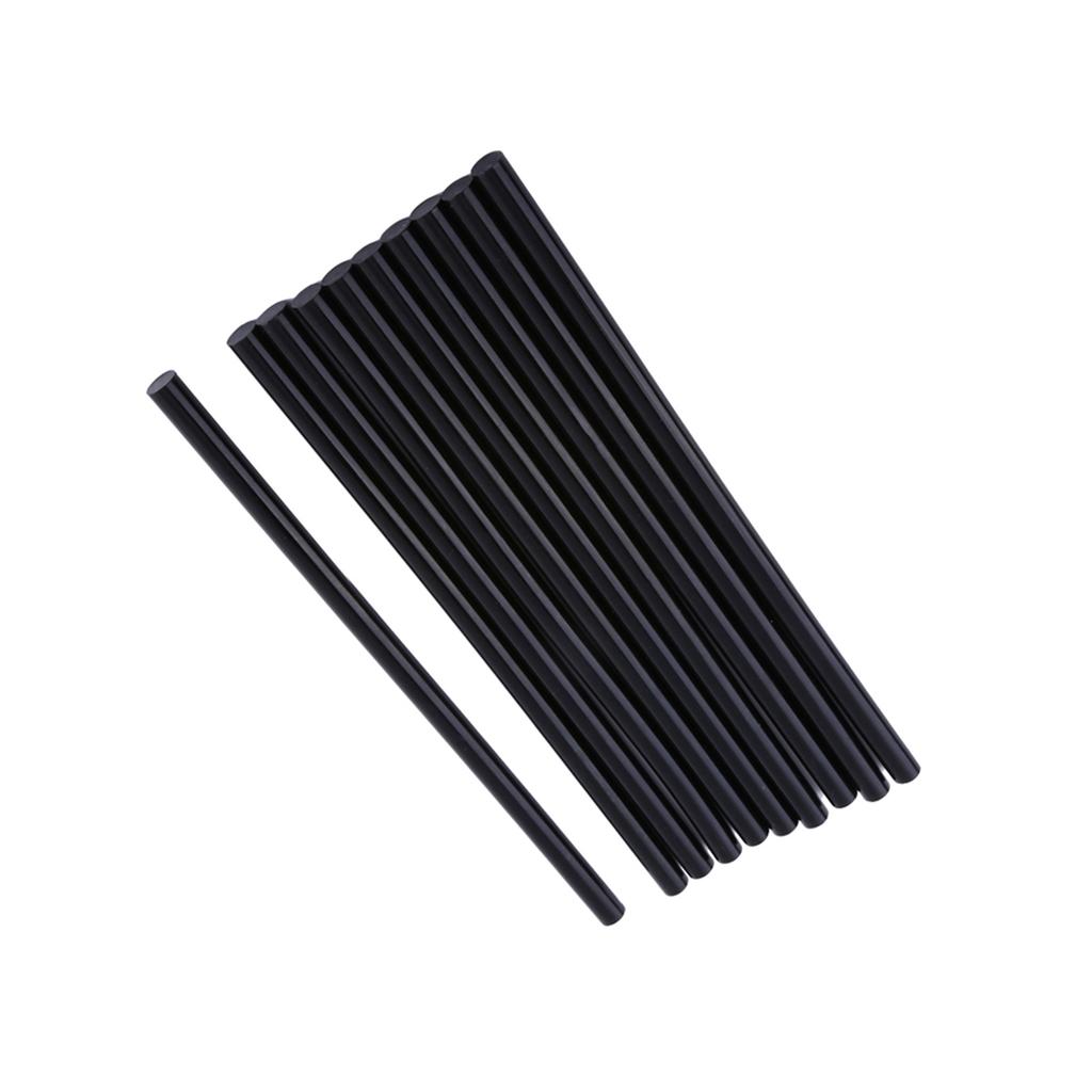 10Pcs black 7mm Celsius 11mm Hot Melt Glue Sticks For Electric Glue      Stick(7mm*200mm)