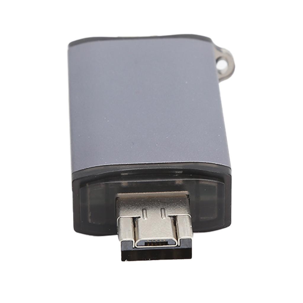 OTG Card Reader USB3.0 TypeC SD TF 6in1 Adapter with Hub 2Head Phone Computer Accessories