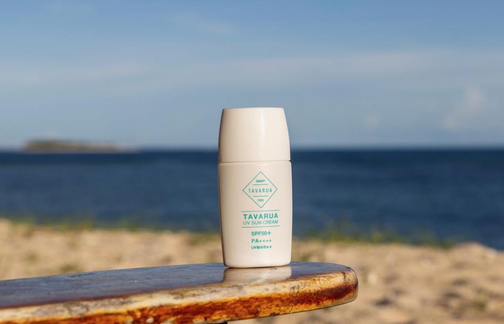 TAVARUA Waterproof UV Sun UV Coral Suitable for Strongest Non-Chemical Sunscreen, Cream, 30ml, SPF50+ / PA++++, Resistant, Protection, Surfing, Beach,
