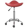 Office Chair Burgundy Faux Leather