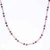 HARANG HR 50N_Pearl Point Garnet Labradorite Beads Necklace